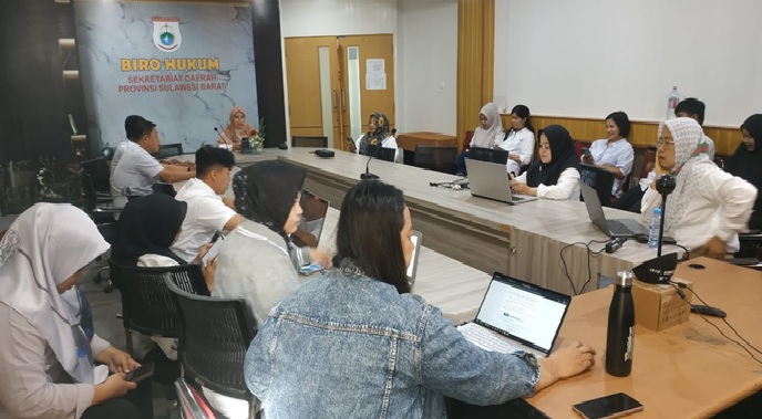 ASN dan Non ASN Biro Hukum Mengikuti Pengukuran Kompetensi Digital 